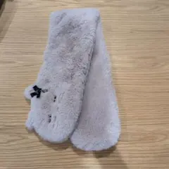 axes femme kids ファーマフラー 猫モチーフ