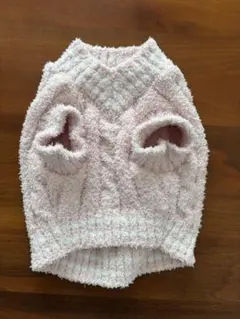 フワフワピンク犬服 小型犬用