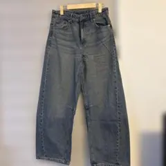 GU バレルレッグジーンズ　Ｌサイズ丈短め