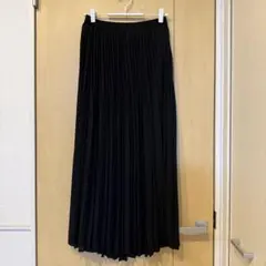 niko and ニコアンド ブラック プリーツスカート ロング丈