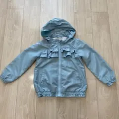 GITA ポケッタブルフリルウインドブレーカー　120 サックス