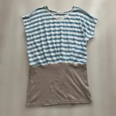 マタニティにも SHOO-LA-RUE ストライプ柄 Tシャツ Mサイズ