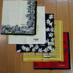 renoma   ハンカチ５枚セット③