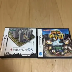 Nintendo DSソフト　A列車で行こうDS & パワフル甲子園　セット
