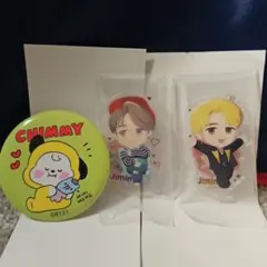 CHIMMYバッジとバターアクリルスタンドセット