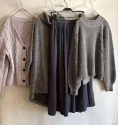 美品早い者勝ち！4点セット★Do CLASSEニット　カーディガン　ゆったりめ！