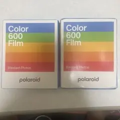 Polaroid Color 600 Film 8枚入り×2箱