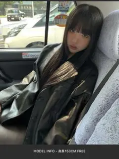 anyonemore スタンドカラーウォッシングバイカーデニムジャケット 