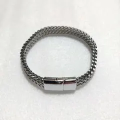 シルバー編み込みブレスレット