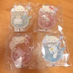 ☆4点セット☆ シークレットカスタムアクリルチャーム ネコソーダデザイン