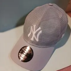 美品New Era Beauty&Youthグレーメッシュキャップ男女兼用