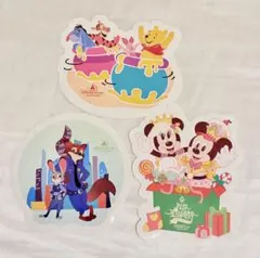 上海ディズニー 2025 クリスマス ステッカー