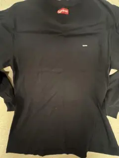 Supreme 長袖カットソー ブラック L