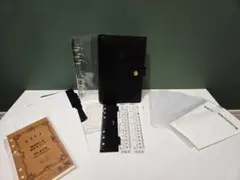 イルビゾンテ システム手帳 バイブルサイズ ブラック リング27mm 