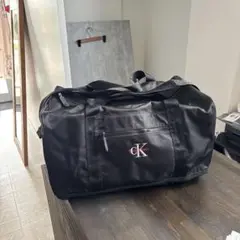 【美品】カルバンクライン ボストンバック 大容量 ブラック