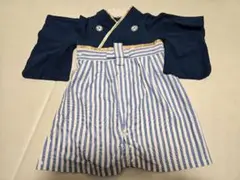 SweetMommy　袴ロンパース　ブルー　90サイズ