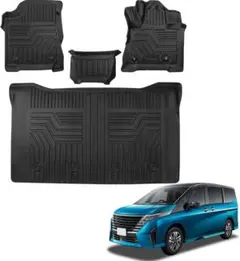新型 セレナ C28 フロアマット 車種専用設計 7人乗り - メルカリ