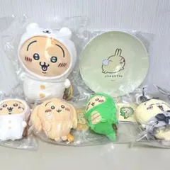 【新品未使用タグ付き】ちいかわ☆うさぎ マスコット ぬいぐるみ 6点セット