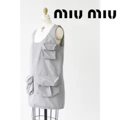 miu miu ミュウミュウ ノースリーブ ワンピース