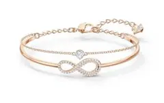 ヤ*ス様 【新品未使用】Swarovski インフィニティブレスレット ローズゴ