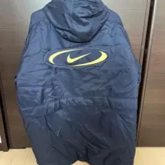 Nike ベンチコート M ネイビー 訳あり美品 ジップ部分破損