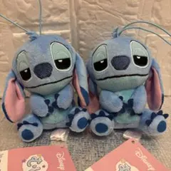 ディズニー スティッチ ぬいぐるみ マスコット 2個セットのサムネイル