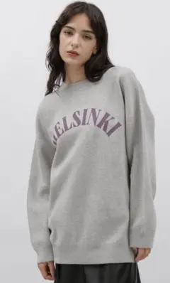 Lakole オーバーサイズスウェット グレー