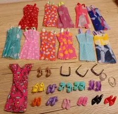 バービーサイズ 着せ替え服セット 靴・サングラス付き