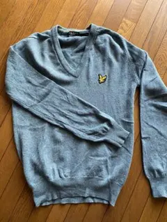 【新品未使用】Lyle & Scott ダークネイビー Vネックセーター　ウール 2025年最新】LYLE&SCOTT メンズ ニット・セーターの人気アイテム