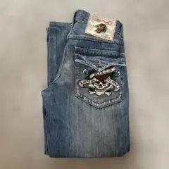 レア 00s TRUE RELIGION フレアデニム 和柄刺繍 バギー USA レア 00s TRUE RELIGION フレアデニム 和柄刺繍 バギー USA - メルカリ