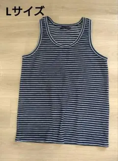 【夏物】メンズ　タンクトップ　ノースリーブ　Lサイズ