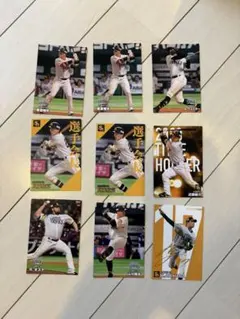 カルビー プロ野球チップス 2024 福岡ソフトバンクホークス 9枚セット