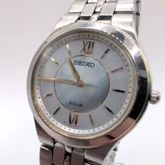稼働品 SEIKO V181-0AY0 ソーラー シェル文字盤のサムネイル