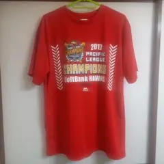 福岡ソフトバンクホークス　2017年リーグチャンピオンTシャツ
