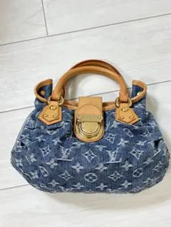 LOUIS VUITTONモノグラムデニム ミニプリーティレイエ◇希少超レア 
