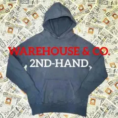 貴重!美品 WAREHOUSE & CO. セコハンパーカー ネイビー Mサイズ