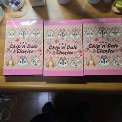 Chip 'n' Dale & Clarice タオル×3