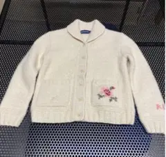 ラルフローレン ボタン付き セーター 厚手 120サイズ 花柄 カーディガン