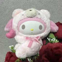 Sanrio サンリオ　マイメロディ　着ぐるみマスコットホルダー　クマ　マイメロ