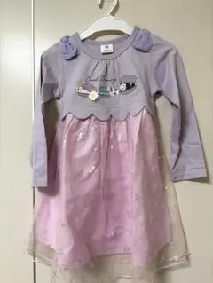 SKAPE マカロン柄ドッキングワンピース 110cm