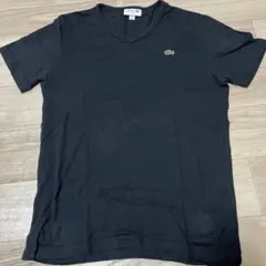 LACOSTE Vネック Tシャツ ブラック M