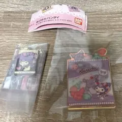 サンリオキャラクターズ　キャラパキ　ガチャガチャ　アクリルブローチ　クロミ