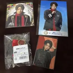 刀ミュ 加州清光 ブロマイド コースター ふぉとカード チャーム付きストラップ