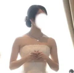 クリスタル ネックレス イヤリング セット