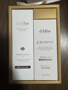 d'Alba ファーストスプレーセラム&トーンアップサンクリーム ピンク セット