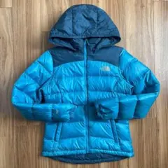 Mノースフェイスレディース700フィルスカイブルー青ヌプシダウンジャケットパーカ