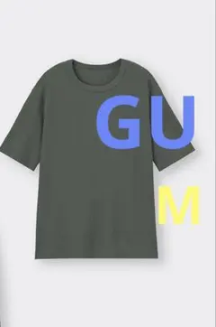 ワッフルラウンジセット　GU ジーユー　ルームウェア　パジャマ　Tシャツ　M