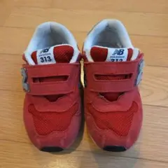 new balance 313 キッズシューズ レッド　16.5cm