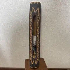 民族楽器 スリットドラム 木彫り パーカッション インテリア