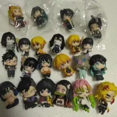 鬼滅の刃カプセル　ハグコット、すわらせ隊、 ミニフィギュア（ 支え不足）25個組